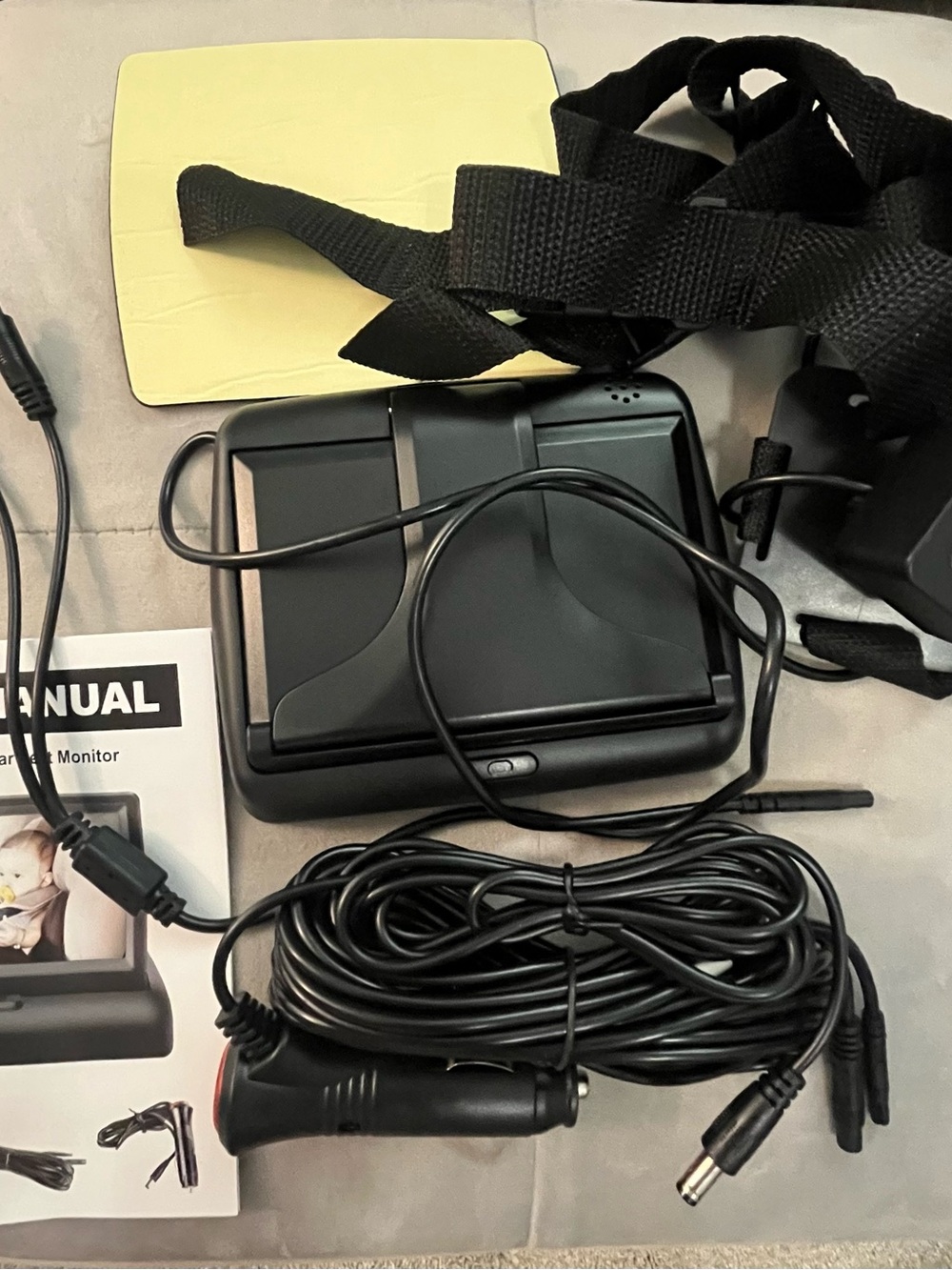 Baby Rear Facing Car Camera Monitor with Mounting Straps